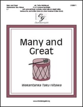 Many and Great / Wakantanka Taku Nitawa Handbell sheet music cover